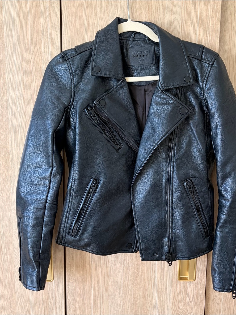 Blank NYC Faux Leather Moto Jacket